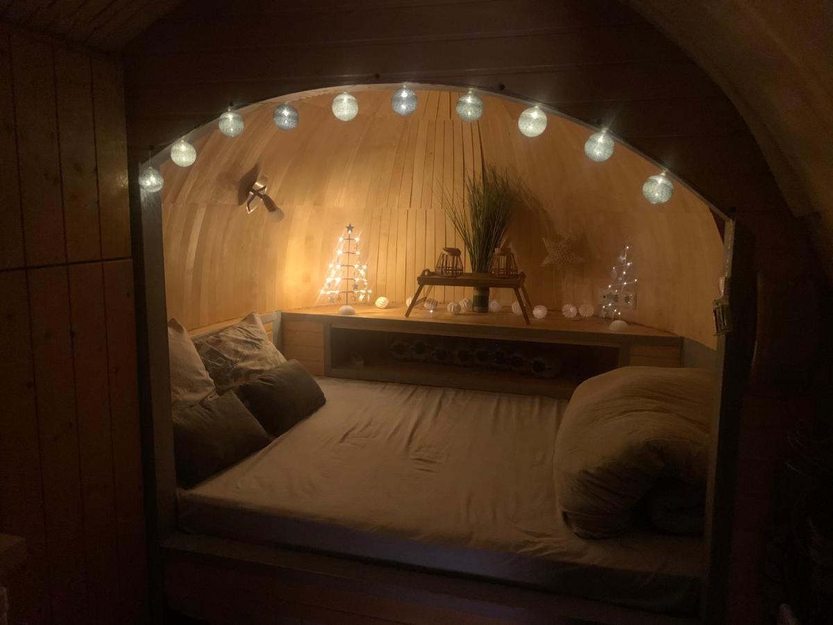 Cabane En Bois Avec Bain Nordique Et Sauna Marigny  Kültér fotó